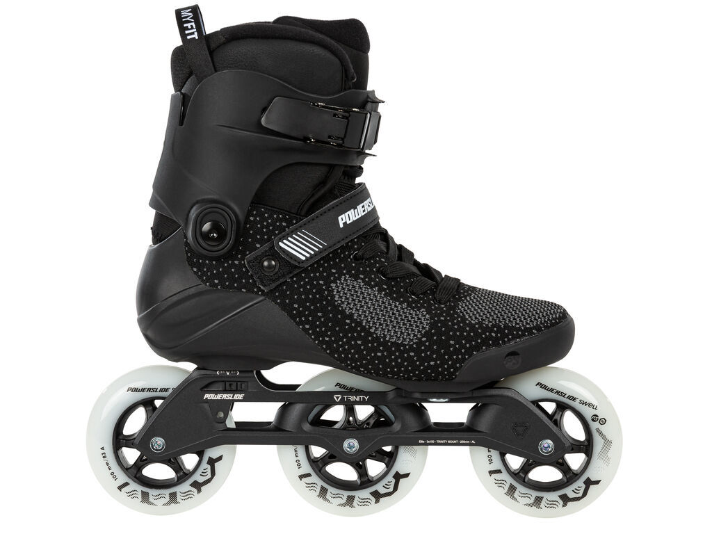 Powerslide Kolečkové brusle Powerslide Swell Lite Black 100 Trinity 2022