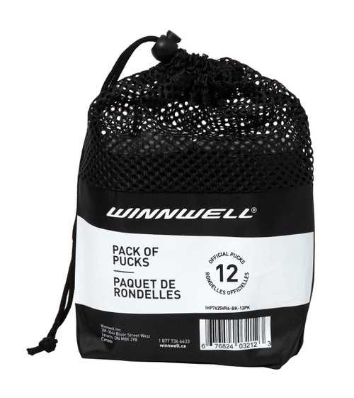 Winnwell Hokejový puk Winnwell černý oficiální (12ks)