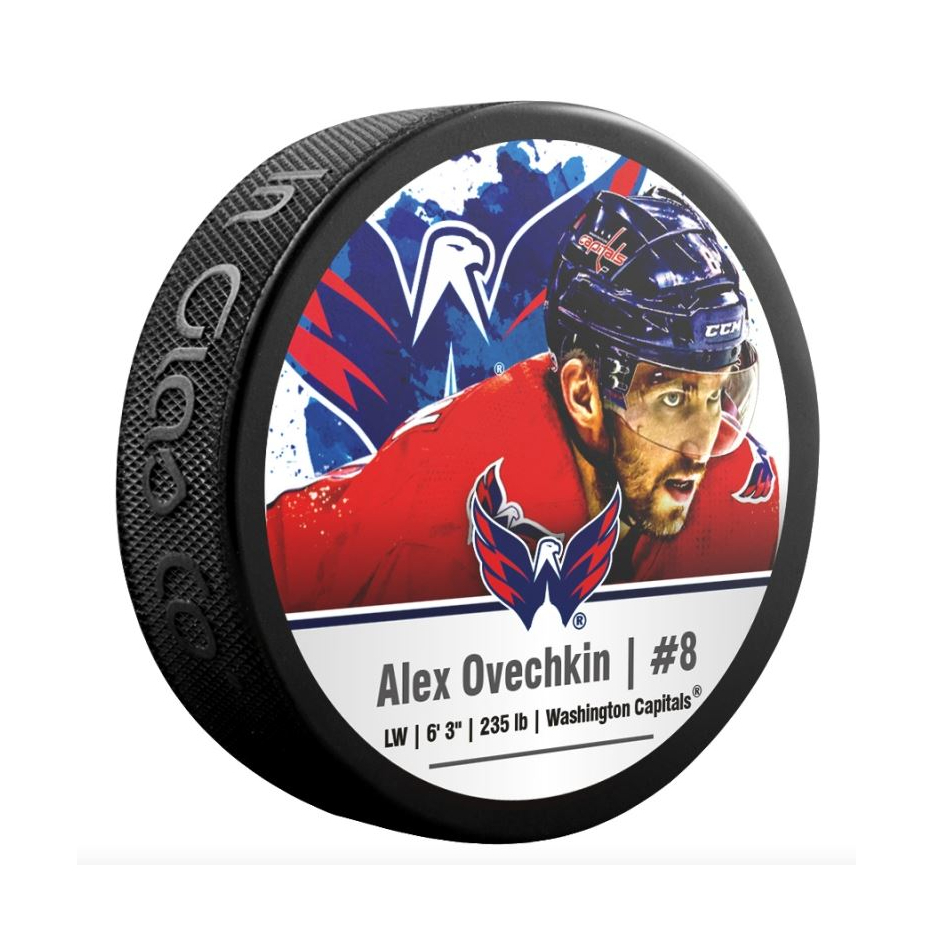 InGlasCo Fanouškovský puk NHL Alexander Ovechkin