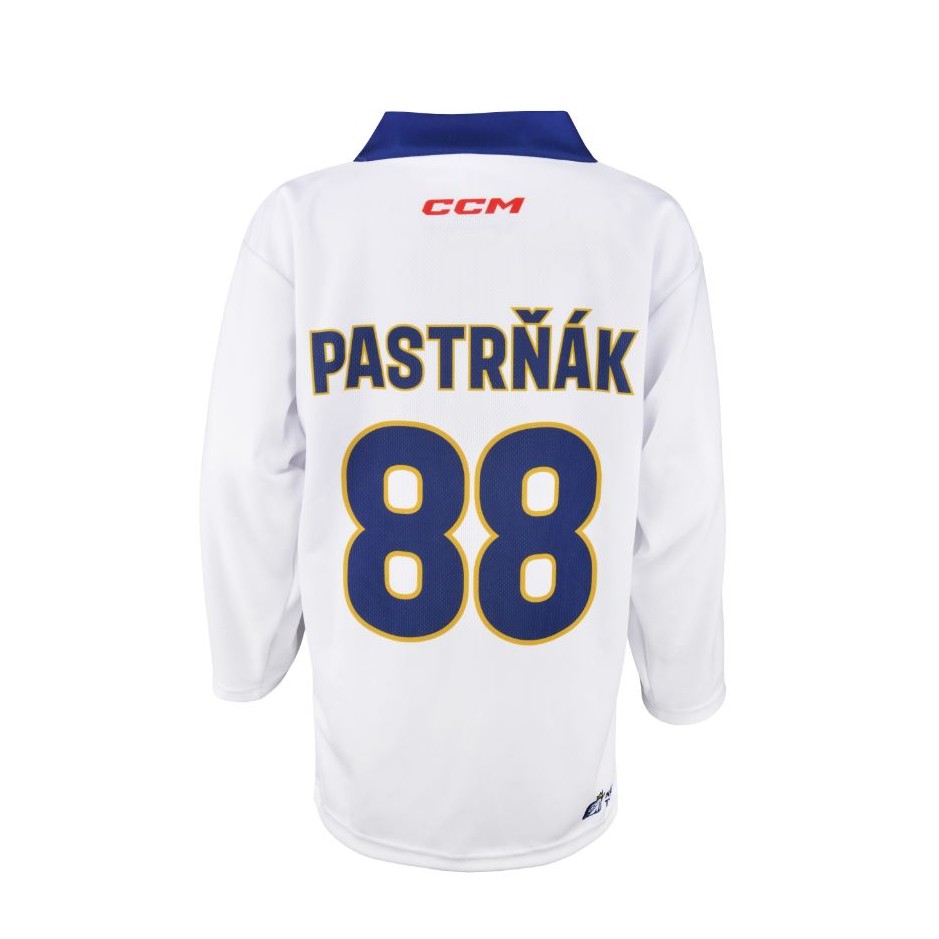 CCM Reprezentační dres CCM bez reklam bílý Pastrňák