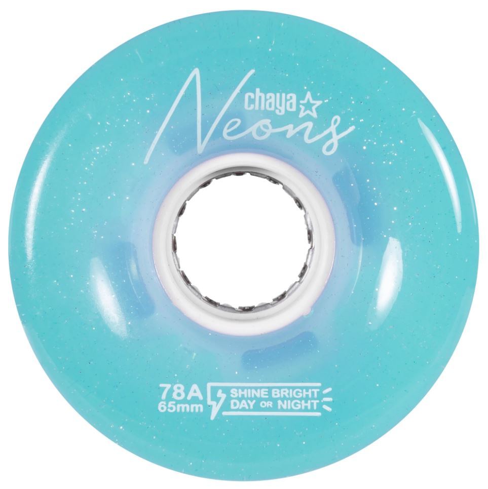 Powerslide Kolečka Chaya Neon LED Blue (4ks)