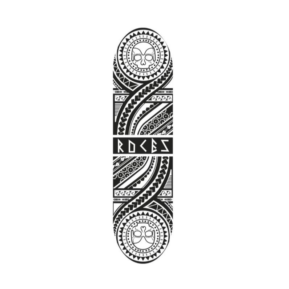 Roces Skateboard Roces Tribal Black Concave