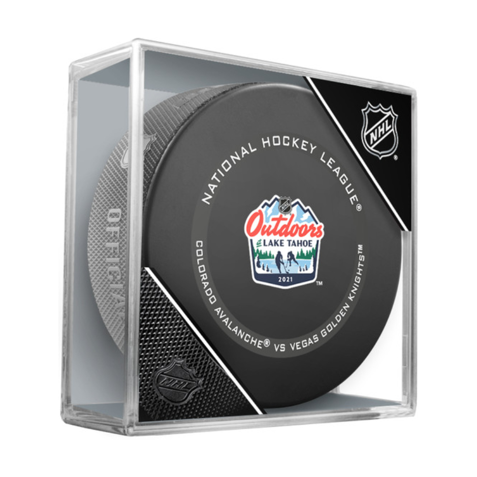 InGlasCo Fanouškovský puk NHL Lake Tahoe Official Game Puck (1ks)